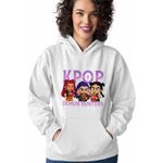 Fashion, accesorii si bijuterii - Femei - Imbracaminte femei - Hanorace femei - Hanorac Femei Huntrix Demon Masters Kpop, alb, marime 2XL - Infinity.ro
