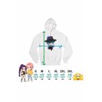 Fashion, accesorii si bijuterii - Femei - Imbracaminte femei - Hanorace femei - Hanorac Femei Huntrix Demon Legende Saja Boys Jinu Kpop, alb, marime 2XL - Infinity.ro