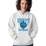 Fashion, accesorii si bijuterii - Femei - Imbracaminte femei - Hanorace femei - Hanorac Femei Huntrix Derpy Pisica Kpop Demon Hunters, alb, marime 2XL - Infinity.ro