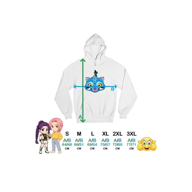 Fashion, accesorii si bijuterii - Femei - Imbracaminte femei - Hanorace femei - Hanorac Femei Huntrix Derpy Sussie Kpop Demon Hunters, alb, marime 2XL - Infinity.ro