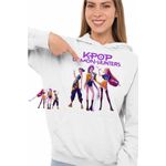 Fashion, accesorii si bijuterii - Femei - Imbracaminte femei - Hanorace femei - Hanorac Femei Huntrix Dream Team Kpop, alb, marime 2XL - Infinity.ro