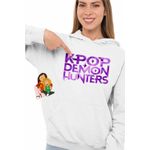 Fashion, accesorii si bijuterii - Femei - Imbracaminte femei - Hanorace femei - Hanorac Femei Huntrix Kpop Demon Hunters, alb, marime 2XL - Infinity.ro
