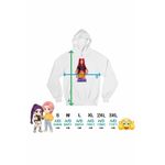 Fashion, accesorii si bijuterii - Femei - Imbracaminte femei - Hanorace femei - Hanorac Femei Huntrix Mira Kpop Demon Hunters, alb, marime 2XL - Infinity.ro