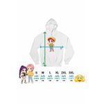 Fashion, accesorii si bijuterii - Femei - Imbracaminte femei - Hanorace femei - Hanorac Femei Huntrix Saja Boys Abby Kpop Demon Hunters, alb, marime 2XL - Infinity.ro