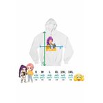 Fashion, accesorii si bijuterii - Femei - Imbracaminte femei - Hanorace femei - Hanorac Femei Huntrix Rumi Kpop Demon Hunters, alb, marime 2XL - Infinity.ro