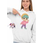 Fashion, accesorii si bijuterii - Femei - Imbracaminte femei - Hanorace femei - Hanorac Femei Huntrix Saja Boys Baby Rapper Kpop, alb, marime 2XL - Infinity.ro