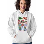 Fashion, accesorii si bijuterii - Femei - Imbracaminte femei - Hanorace femei - Hanorac Femei Huntrix Saja Boys Craciun Kpop, alb, marime 2XL - Infinity.ro