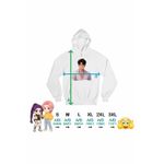 Fashion, accesorii si bijuterii - Femei - Imbracaminte femei - Hanorace femei - Hanorac Femei Huntrix Saja Boys Jinu Kpop Demon Hunters, alb, marime 2XL - Infinity.ro