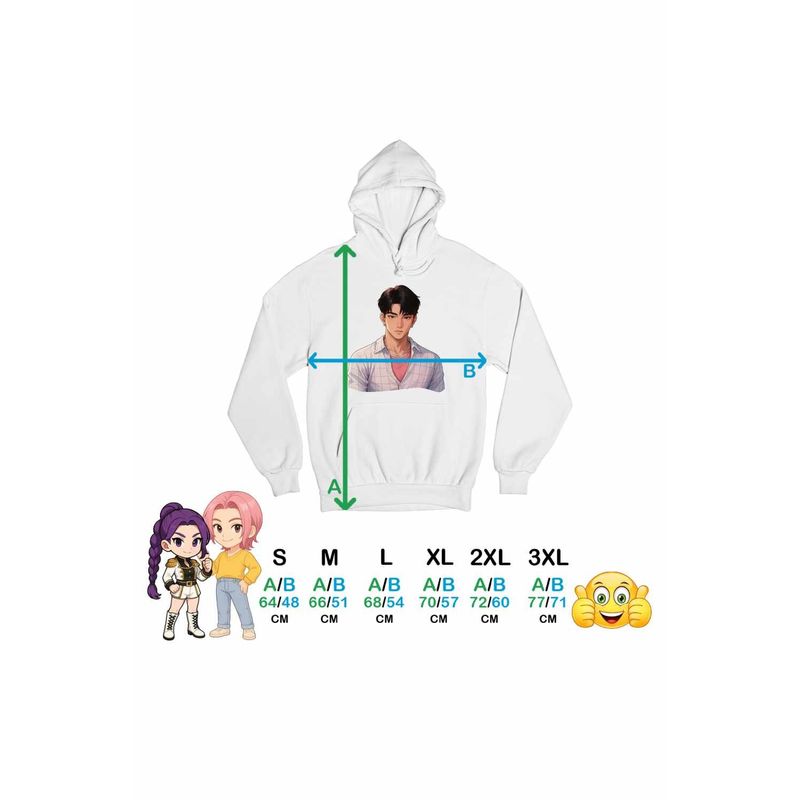 Fashion, accesorii si bijuterii - Femei - Imbracaminte femei - Hanorace femei - Hanorac Femei Huntrix Saja Boys Jinu Kpop Demon Hunters, alb, marime 2XL - Infinity.ro