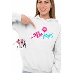 Fashion, accesorii si bijuterii - Femei - Imbracaminte femei - Hanorace femei - Hanorac Femei Huntrix Saja Boys Kpop Legends, alb, marime 2XL - Infinity.ro