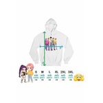 Fashion, accesorii si bijuterii - Femei - Imbracaminte femei - Hanorace femei - Hanorac Femei Huntrix Saja Boys Kpop Trupa, alb, marime 2XL - Infinity.ro