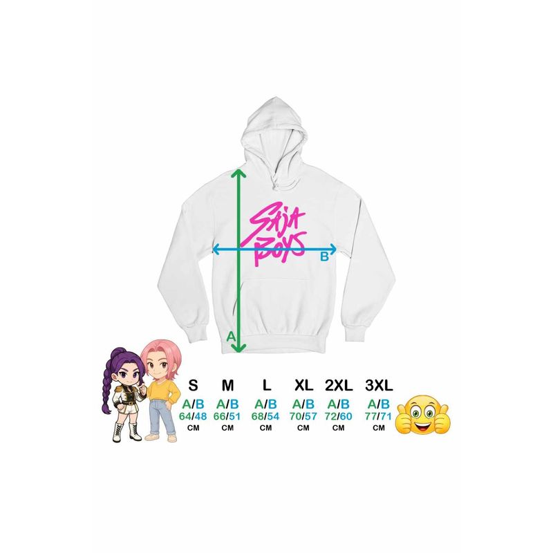 Fashion, accesorii si bijuterii - Femei - Imbracaminte femei - Hanorace femei - Hanorac Femei Huntrix Saja Boys Kpop, alb, marime 2XL - Infinity.ro