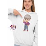 Fashion, accesorii si bijuterii - Femei - Imbracaminte femei - Hanorace femei - Hanorac Femei Huntrix Saja Boys Mystery Kpop, alb, marime 2XL - Infinity.ro