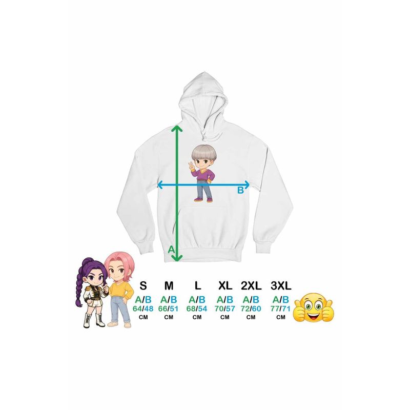 Fashion, accesorii si bijuterii - Femei - Imbracaminte femei - Hanorace femei - Hanorac Femei Huntrix Saja Boys Mystery Kpop, alb, marime 2XL - Infinity.ro
