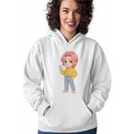 Fashion, accesorii si bijuterii - Femei - Imbracaminte femei - Hanorace femei - Hanorac Femei Huntrix Saja Boys Romance Kpop, alb, marime 2XL - Infinity.ro
