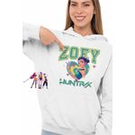 Fashion, accesorii si bijuterii - Femei - Imbracaminte femei - Hanorace femei - Hanorac Femei Huntrix Zoey Kpop Demon Hunters, alb, marime 2XL - Infinity.ro