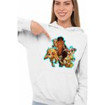 Fashion, accesorii si bijuterii - Femei - Imbracaminte femei - Hanorace femei - Hanorac Femei Ice Age Dream Team, alb, marime 2XL - Infinity.ro