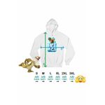 Fashion, accesorii si bijuterii - Femei - Imbracaminte femei - Hanorace femei - Hanorac Femei Ice Age Scrat Mood, alb, marime 2XL - Infinity.ro