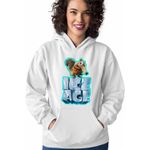 Fashion, accesorii si bijuterii - Femei - Imbracaminte femei - Hanorace femei - Hanorac Femei Ice Age Scrat Mood, alb, marime 2XL - Infinity.ro