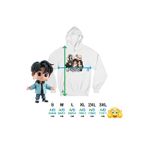 Fashion, accesorii si bijuterii - Femei - Imbracaminte femei - Hanorace femei - Hanorac Femei I-dle Kpop Cartoon Idle Merch, alb, marime 2XL - Infinity.ro
