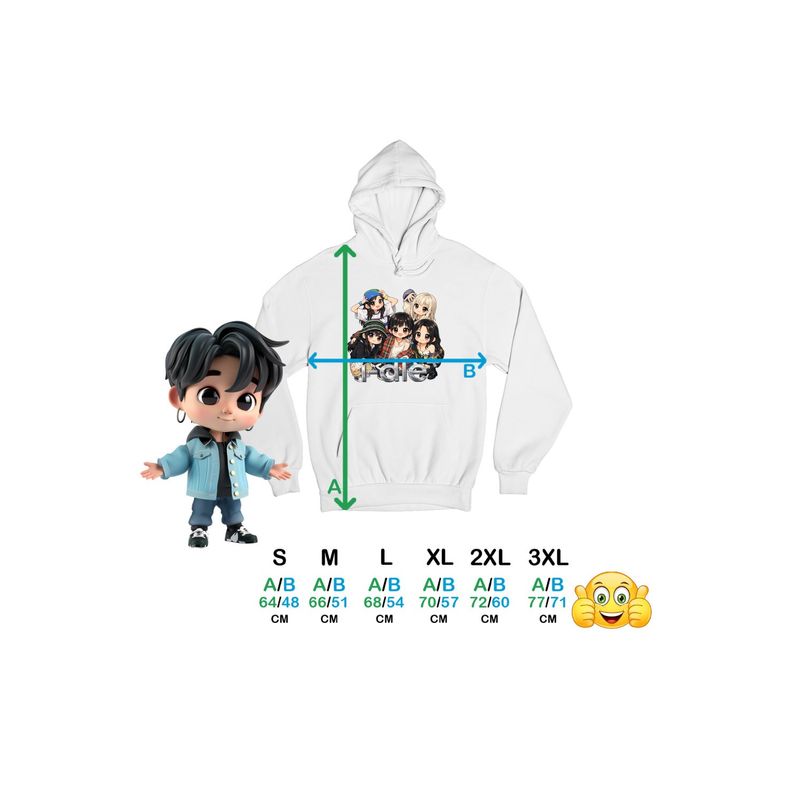 Fashion, accesorii si bijuterii - Femei - Imbracaminte femei - Hanorace femei - Hanorac Femei I-dle Kpop Cartoon Idle Merch, alb, marime 2XL - Infinity.ro