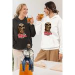 Fashion, accesorii si bijuterii - Femei - Imbracaminte femei - Hanorace femei - Hanorac Femei Iron Maiden Fear of the Dark, alb, marime 2XL - Infinity.ro