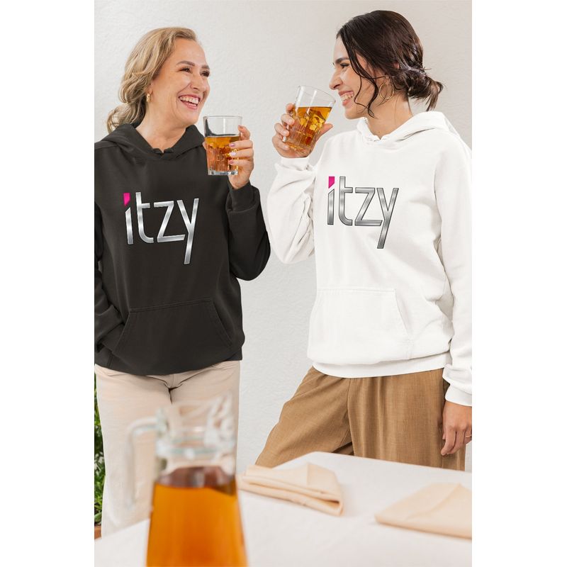 Fashion, accesorii si bijuterii - Femei - Imbracaminte femei - Hanorace femei - Hanorac Femei Itzy Kpop Yeji Merch, alb, marime 2XL - Infinity.ro