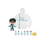 Fashion, accesorii si bijuterii - Femei - Imbracaminte femei - Hanorace femei - Hanorac Femei Itzy Kpop Yeji Merch, alb, marime 2XL - Infinity.ro