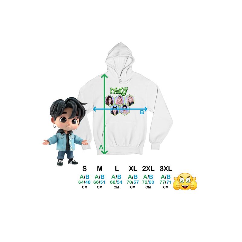 Fashion, accesorii si bijuterii - Femei - Imbracaminte femei - Hanorace femei - Hanorac Femei Itzy Yuna Kpop Merch, alb, marime 2XL - Infinity.ro