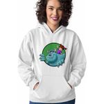 Fashion, accesorii si bijuterii - Femei - Imbracaminte femei - Hanorace femei - Hanorac Femei James Boo Monsters University, alb, marime 2XL - Infinity.ro