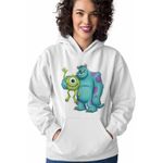 Fashion, accesorii si bijuterii - Femei - Imbracaminte femei - Hanorace femei - Hanorac Femei James Mike Monsters Univesity, alb, marime 2XL - Infinity.ro