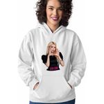 Fashion, accesorii si bijuterii - Femei - Imbracaminte femei - Hanorace femei - Hanorac Femei Jeon Somi Merch Kpop, alb, marime 2XL - Infinity.ro
