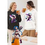 Fashion, accesorii si bijuterii - Femei - Imbracaminte femei - Hanorace femei - Hanorac Femei Jinx Arcane Rechin Runeterra, alb, marime 2XL - Infinity.ro
