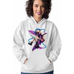 Fashion, accesorii si bijuterii - Femei - Imbracaminte femei - Hanorace femei - Hanorac Femei Jinx Arcane Rechin Runeterra, alb, marime 2XL - Infinity.ro