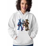 Fashion, accesorii si bijuterii - Femei - Imbracaminte femei - Hanorace femei - Hanorac Femei Jinx Fnaf Arcane Fredy Runeterra, alb, marime 2XL - Infinity.ro