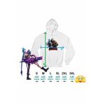 Fashion, accesorii si bijuterii - Femei - Imbracaminte femei - Hanorace femei - Hanorac Femei Jinx Jason Voorhees Arcane Runeterra, alb, marime 2XL - Infinity.ro