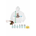 Fashion, accesorii si bijuterii - Femei - Imbracaminte femei - Hanorace femei - Hanorac Femei Kakamora Moana Vaiana, alb, marime 2XL - Infinity.ro
