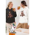 Fashion, accesorii si bijuterii - Femei - Imbracaminte femei - Hanorace femei - Hanorac Femei Kakamora Moana Vaiana, alb, marime 2XL - Infinity.ro