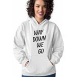 Fashion, accesorii si bijuterii - Femei - Imbracaminte femei - Hanorace femei - Hanorac Femei Kaleo Way Down We Go, alb, marime 2XL - Infinity.ro