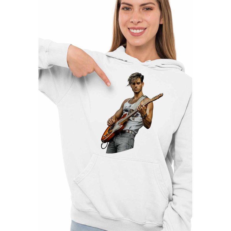 Fashion, accesorii si bijuterii - Femei - Imbracaminte femei - Hanorace femei - Hanorac Femei Kaleo Vibe, alb, marime 2XL - Infinity.ro