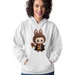 Fashion, accesorii si bijuterii - Femei - Imbracaminte femei - Hanorace femei - Hanorac Femei Kendama Harry Potter Labubu Skin, alb, marime 2XL - Infinity.ro