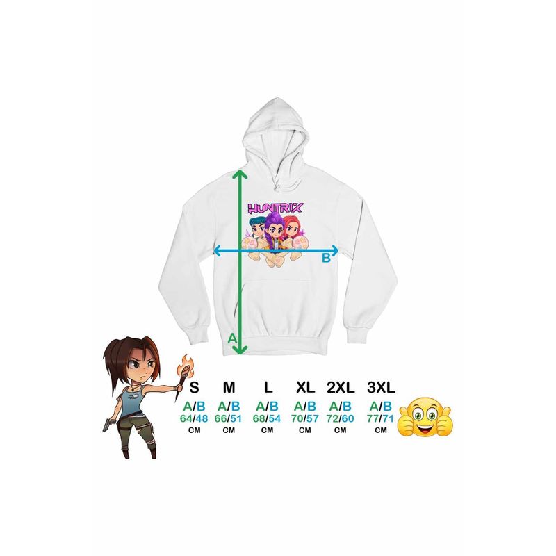 Fashion, accesorii si bijuterii - Femei - Imbracaminte femei - Hanorace femei - Hanorac Femei Kendama Huntrix K-Pop Demon Hunters Coreea, alb, marime 2XL - Infinity.ro