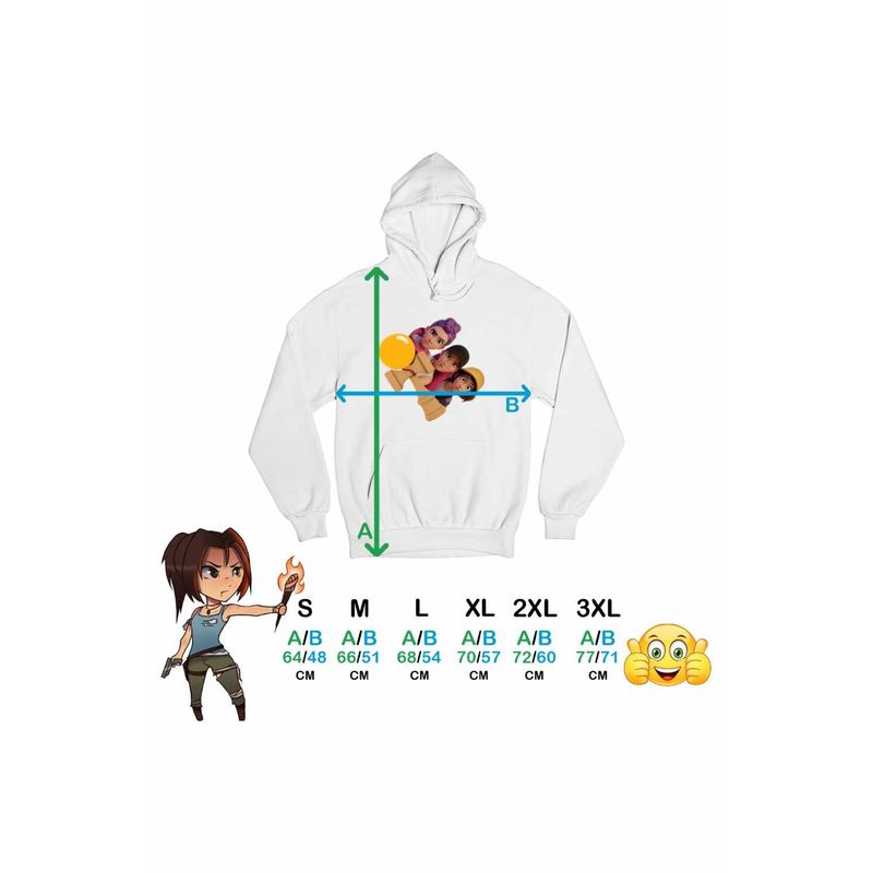 Fashion, accesorii si bijuterii - Femei - Imbracaminte femei - Hanorace femei - Hanorac Femei Kendama Huntrix Mira Zoey Rumi Kpop Trupa, alb, marime 2XL - Infinity.ro