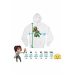 Fashion, accesorii si bijuterii - Femei - Imbracaminte femei - Hanorace femei - Hanorac Femei Kendama Minecraft Creeper Trial, alb, marime 2XL - Infinity.ro