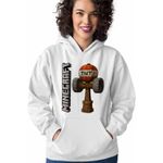 Fashion, accesorii si bijuterii - Femei - Imbracaminte femei - Hanorace femei - Hanorac Femei Kendama Minecraft TNT Roblox Skin, alb, marime 2XL - Infinity.ro