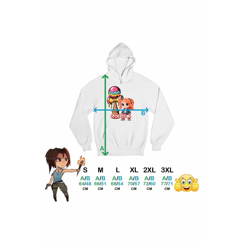 Fashion, accesorii si bijuterii - Femei - Imbracaminte femei - Hanorace femei - Hanorac Femei Kendama Roblox Gamer Trial, alb, marime 2XL - Infinity.ro