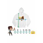 Fashion, accesorii si bijuterii - Femei - Imbracaminte femei - Hanorace femei - Hanorac Femei Kendama Spongebob Flacari Plankton Squarepants Pantaloni Patrati, alb, marime 2XL - Infinity.ro