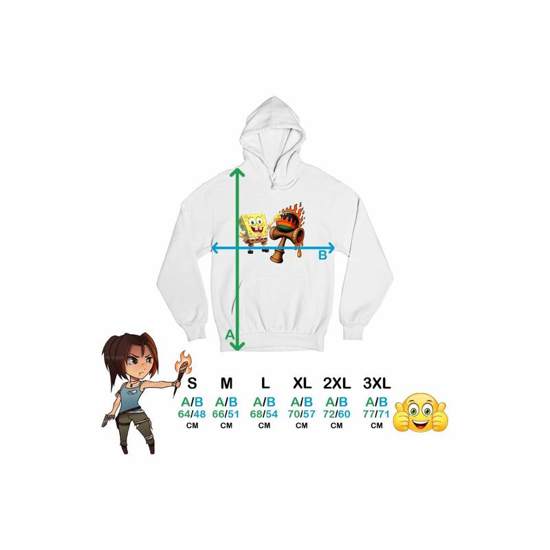 Fashion, accesorii si bijuterii - Femei - Imbracaminte femei - Hanorace femei - Hanorac Femei Kendama Spongebob Flacari Plankton Squarepants Pantaloni Patrati, alb, marime 2XL - Infinity.ro