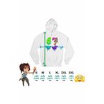 Fashion, accesorii si bijuterii - Femei - Imbracaminte femei - Hanorace femei - Hanorac Femei Kendama Six Seven Topit Sase Sapte, alb, marime 2XL - Infinity.ro