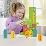 Jucarii, Copii si Bebe - Jucarii si jocuri - Jucarii bebelusi - Jucarii interactive bebelusi - Fisher Price Jucarie Educativa Aligator Stivuibila - Infinity.ro